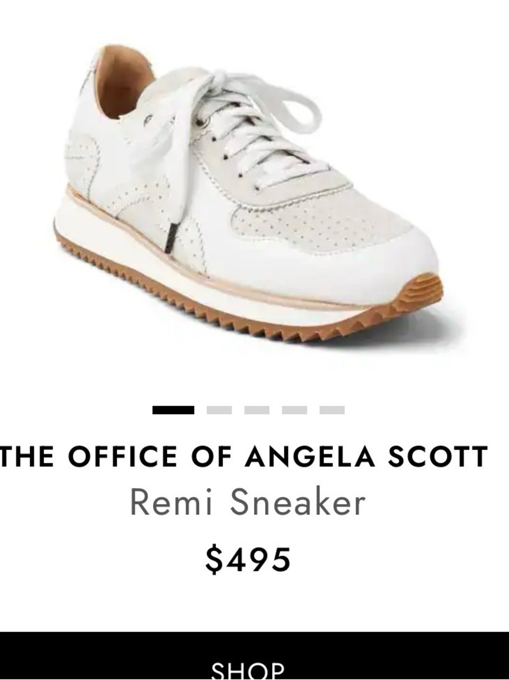 The Office of Angela Scott (Office of US)  Remi Sneaker — White/Tan